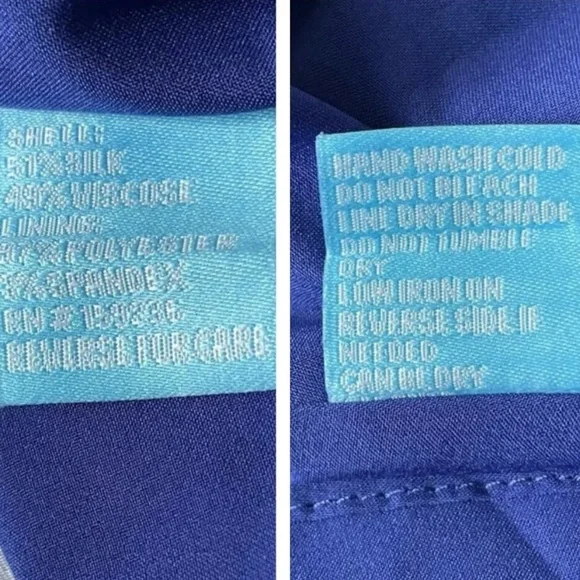 J. MCLAUGHLIN  Blue Multi Floral Chessie Silk Blend Tiered Midi Dress Size S - Picture 9 of 14